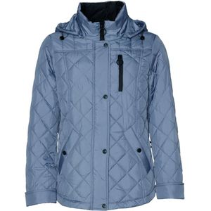 Danwear, Dames, Jassen, Blauw, Maat: L Leer,