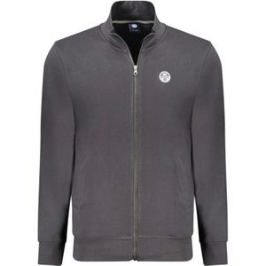 North Sails, Heren, Sweatshirts & Hoodies, Zwart, Maat: M Katoen,