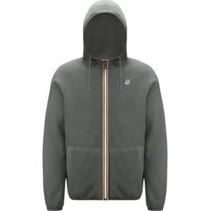 K-Way, Heren, Jassen, Grijs, Maat: 2XL Fleece,