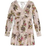 AllSaints Jurk 'XANTHE'  groen / olijfgroen / lila / oudroze