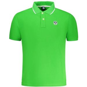 North Sails - Klassiek Katoenen Poloshirt - Groen - Heren