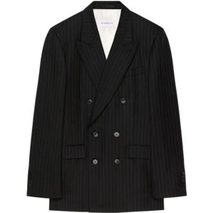 Givenchy, Heren, Jassen, Grijs, Maat: M Wol,