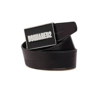 Dsquared2 Riem , Black , Heren , Maat: 100 CM