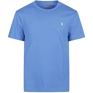 Polo Ralph Lauren, Heren, Tops, Blauw, Maat: M Katoen,