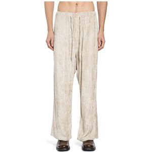 Mythinks, Heren, Broeken, Beige, Maat: S Corduroy,