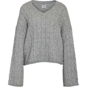 Noisy May, Dames, Truien, Grijs, Maat: M