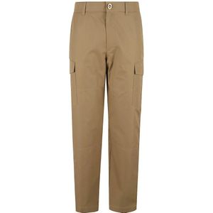 Versace, Heren, Broeken, Beige, Maat: M