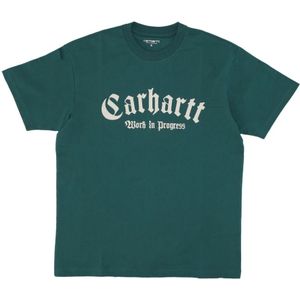 Carhartt Wip, Heren, Tops, Groen, Maat: XL Katoen,