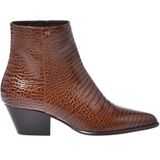 Baldinini - Texan Boot - Enkellaarsjes - Bruin - Krokodillenprint