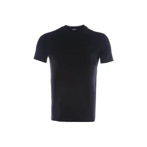 Dsquared2 Stijlvolle 3-Pack Basic T-Hemden in Zwart , Black , Heren , Maat: XS