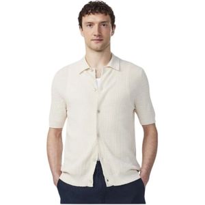 Nn07, Heren, Overhemden, Grijs, Maat: M Katoen,