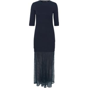InWear, Dames, Jurken, Blauw, Maat: M Katoen,
