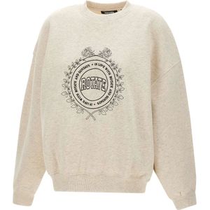 Rotate Birger Christensen, Dames, Sweatshirts & Hoodies, Beige, Maat: S Fleece,