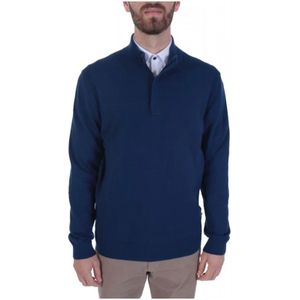 Hugo, Heren, Truien, Blauw, Maat: 2XL Denim,