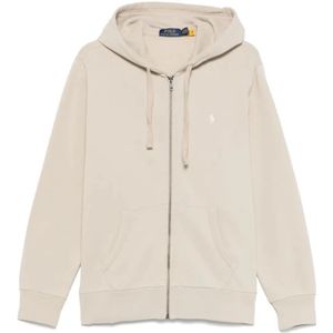 Polo Ralph Lauren, Heren, Sweatshirts & Hoodies, Beige, Maat: XL Katoen,