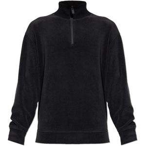 Giorgio Armani, Heren, Sweatshirts & Hoodies, Zwart, Maat: M Fleece,