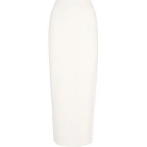 Max Mara, Dames, Rokken, Wit, Maat: L Wol,