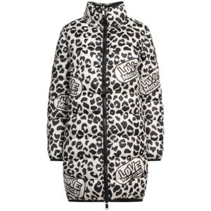 Love Moschino, Dames, Jassen, Wit, Maat: M Poliester,