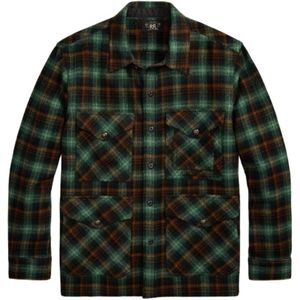 Ralph Lauren, Heren, Overhemden, Groen, Maat: XL Wol,