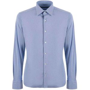 Rrd, Heren, Overhemden, Blauw, Maat: L Katoen,