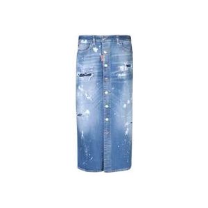Dsquared2 Skirts , Blue , Dames , Maat: S