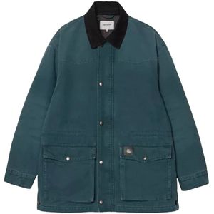 Carhartt Wip, Heren, Jassen, Blauw, Maat: M