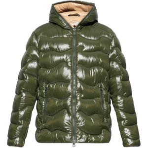 Save The Duck - Chet Gewatteerde Jas - Groen - Polyester