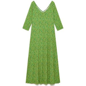 Maliparmi, Dames, Jurken, Groen, Maat: M Jersey,