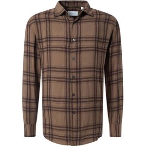 Baldessarini, Heren, Overhemden, Beige, Maat: 2XL