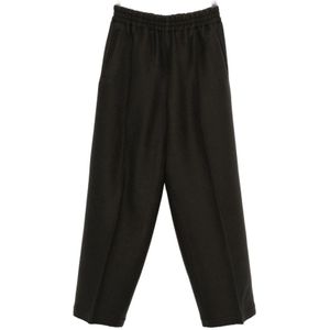 Ami Paris, Dames, Broeken, Grijs, Maat: S