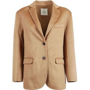Anine Bing, Dames, Jassen, Bruin, Maat: XS Kasjmier,