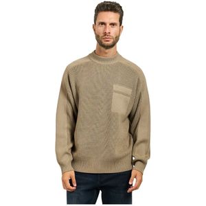 Boss Orange - Gebreide Trui - Open Green - Relaxed Fit