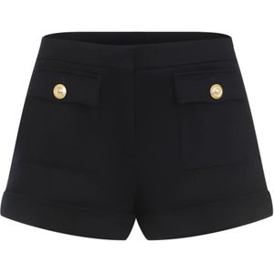 Tom Ford, Dames, Korte broeken, Blauw, Maat: S Wol,