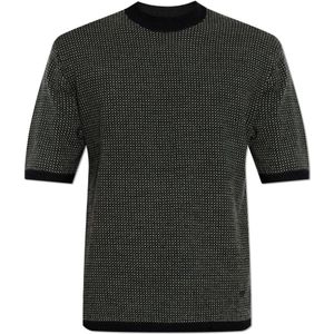 Emporio Armani, Heren, Truien, Grijs, Maat: 2XL Wol,