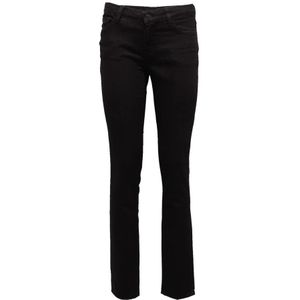 Fred Perry, Dames, Broeken, Zwart, Maat: W27 Denim,