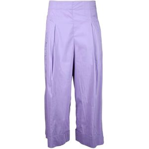 Liviana Conti, Dames, Broeken, Paars, Maat: L Katoen,