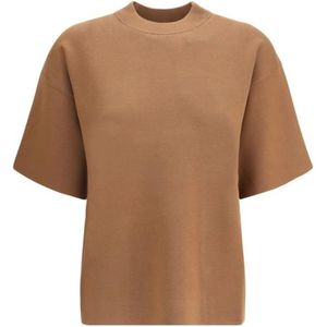 Max Mara, Dames, Tops, Bruin, Maat: L