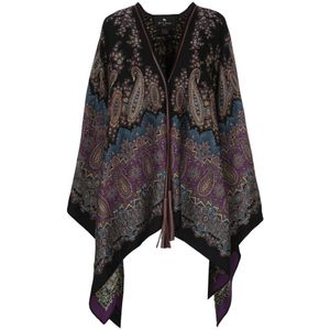 Etro, Dames, Jassen, Veelkleurig, Maat: ONE Size Wol,