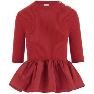 Patou, Dames, Truien, Rood, Maat: XS Wol,