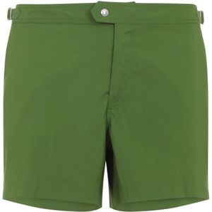 Tom Ford, Heren, Badkleding, Groen, Maat: L Poliester,