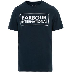 Barbour, Heren, Tops, Blauw, Maat: L Katoen,