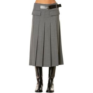 Semicouture, Dames, Rokken, Grijs, Maat: S Wol,