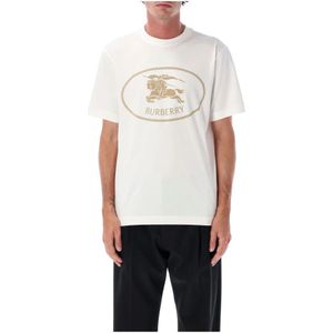 Burberry, Heren, Tops, Wit, Maat: XL Katoen,