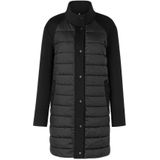 Marc Cain - Mantel - Zwart - Dames - Wolmix - Knielang