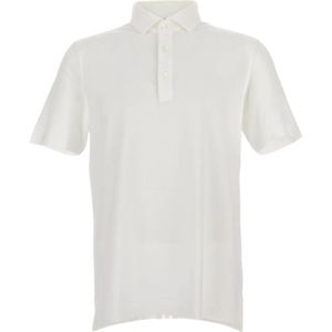 Drumohr, Heren, Tops, Wit, Maat: M Katoen,
