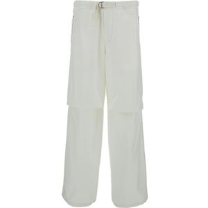 Jil Sander, Heren, Broeken, Wit, Maat: S Katoen,