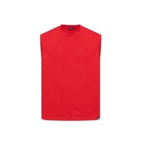 Dsquared2 Katoenen T-shirt , Red , Heren , Maat: XL