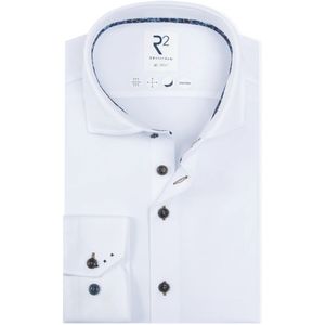 R2 Amsterdam, Heren, Overhemden, Wit, Maat: 4XL