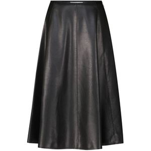 Msgm, Dames, Rokken, Zwart, Maat: S Leer,
