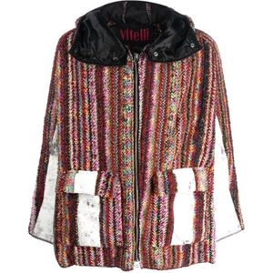 Vitelli, Heren, Jassen, Rood, Maat: M Wol,